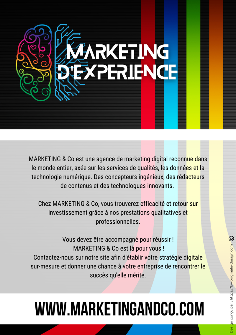 Flyer Agence de marketing verso